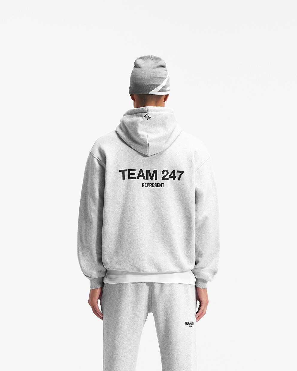 Team 247 Oversized Hoodie - Ash Grey